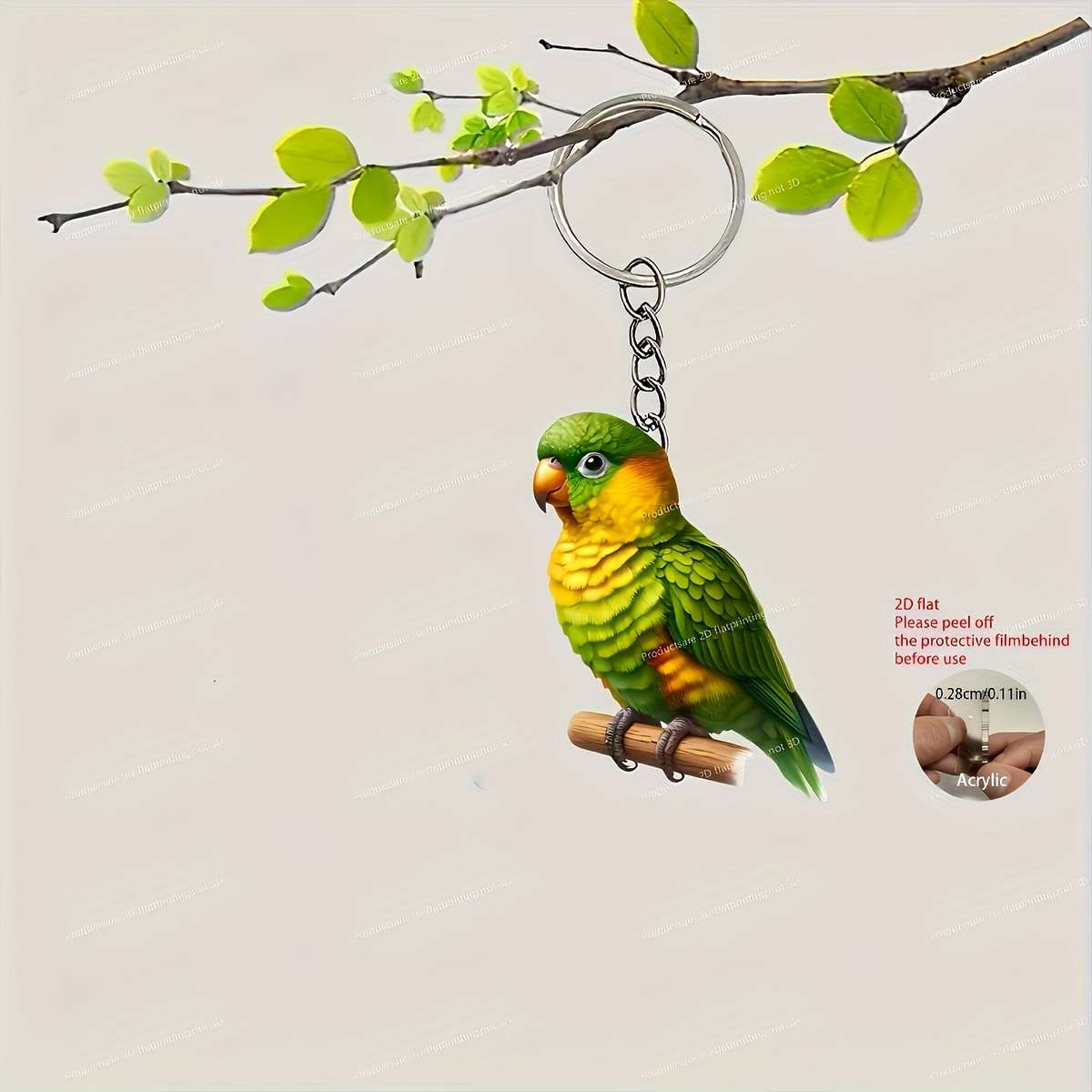 Keychain Ornament Material Acrylic