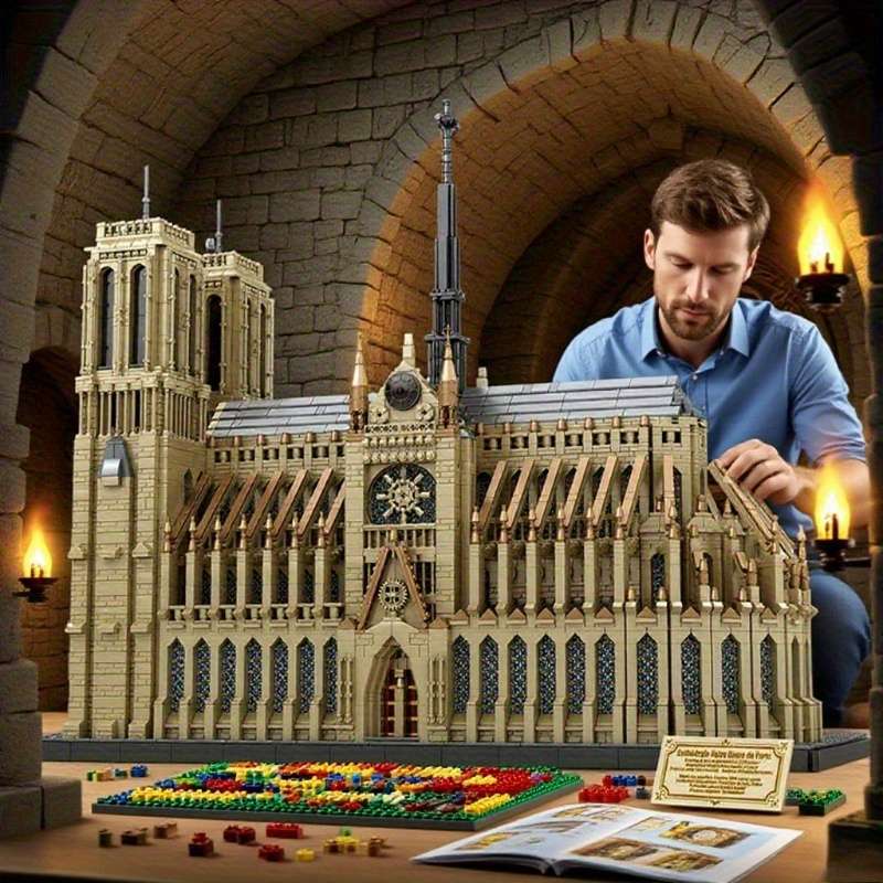 3D Building Model Puzzle Set Model Zz 66016
