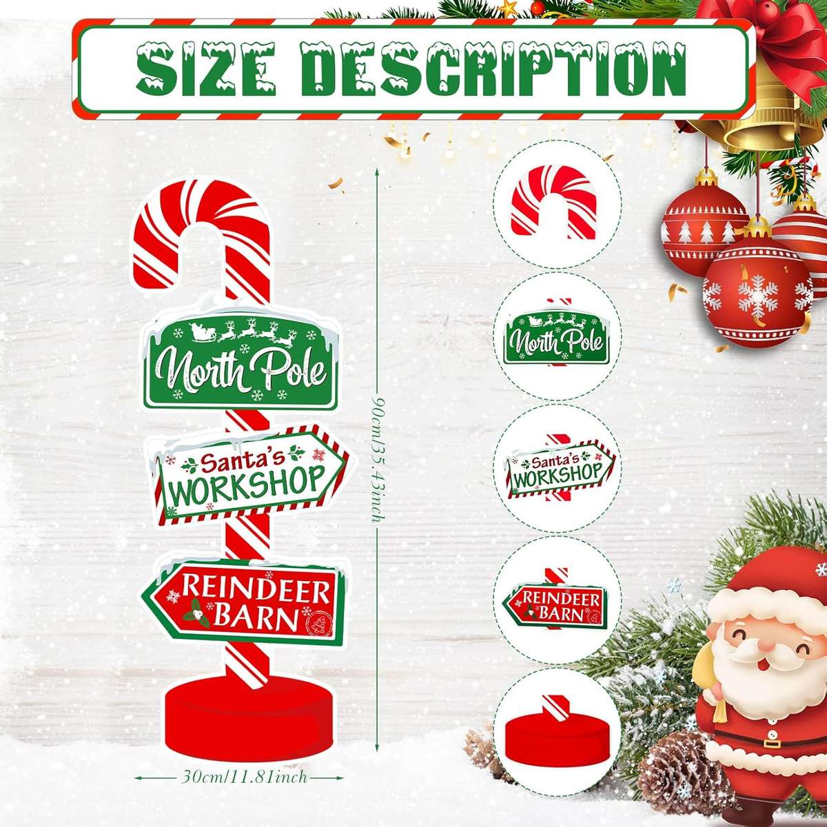 Christmas Decorations Quantity 5 Pieces
