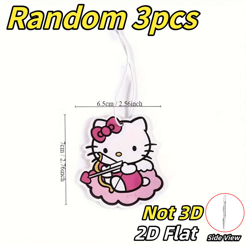 Car Interior Decor Color Random 3 Pcs   Hk Cat