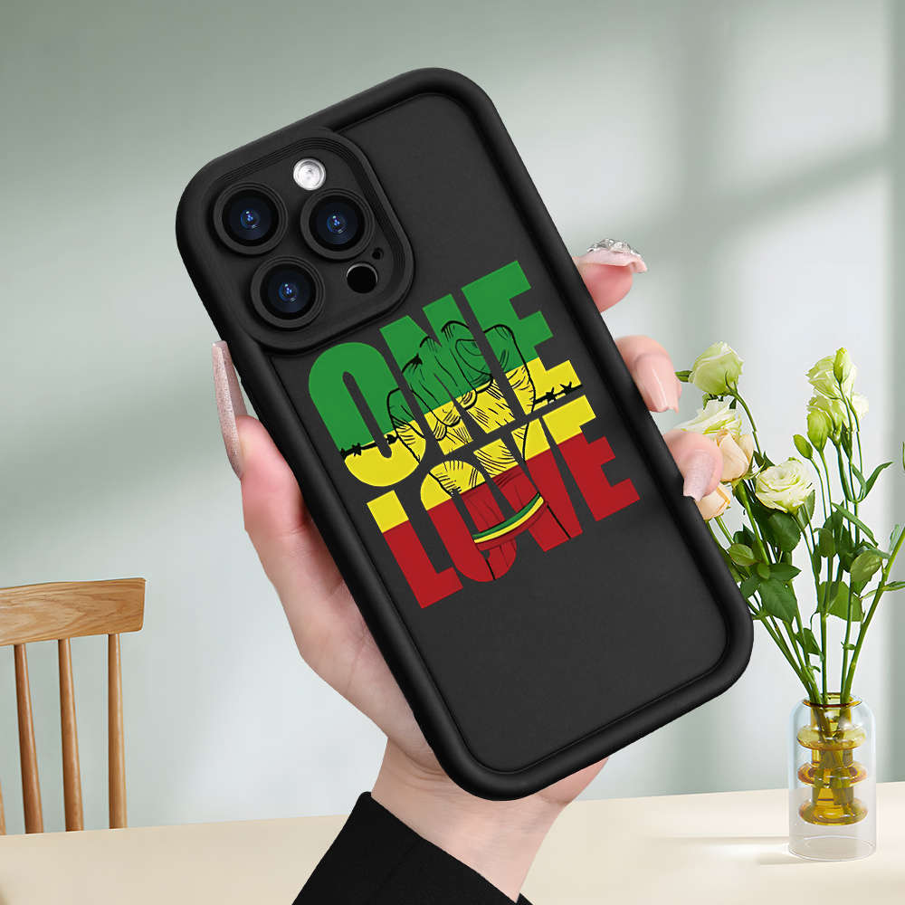 1Pc Black For iPhone 13 Mini Creative And Trendy Phone Case