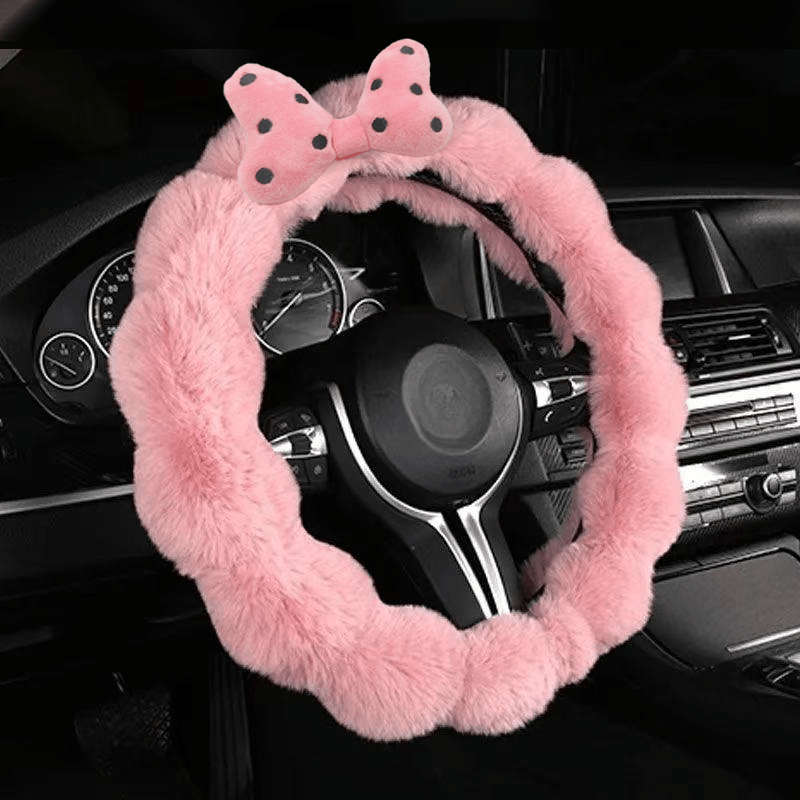 Car Steering Wheel Cover Red Size 38Cm/14.96In
