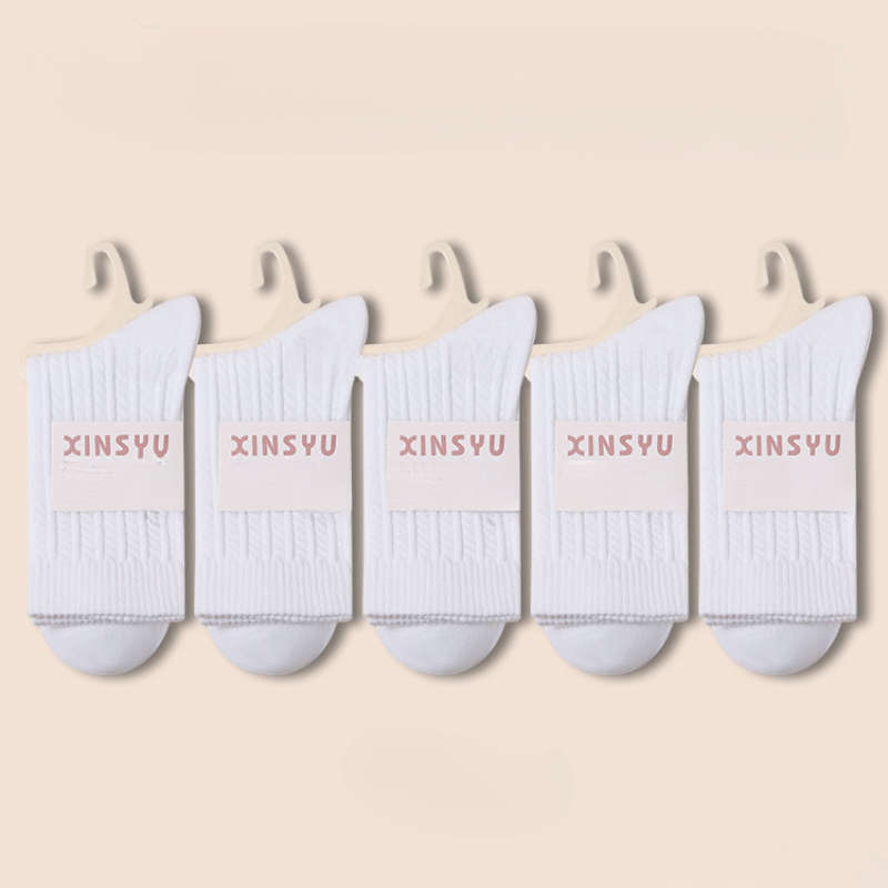 Women S Socks Color 5 Pairs Of Black Size Onesize