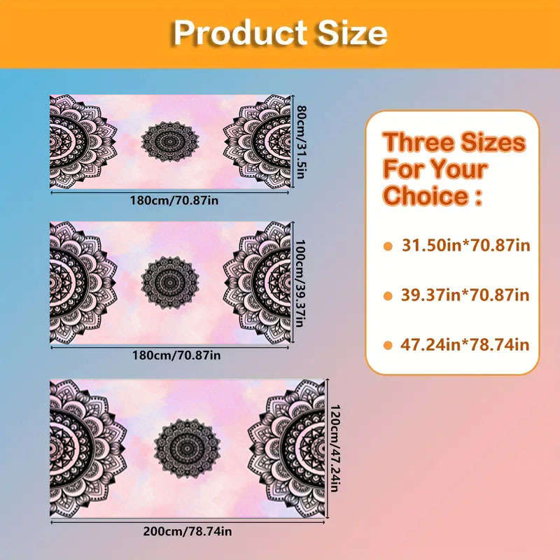 Yoga Mat 47.2Inx78.7In120Cmx200Cm