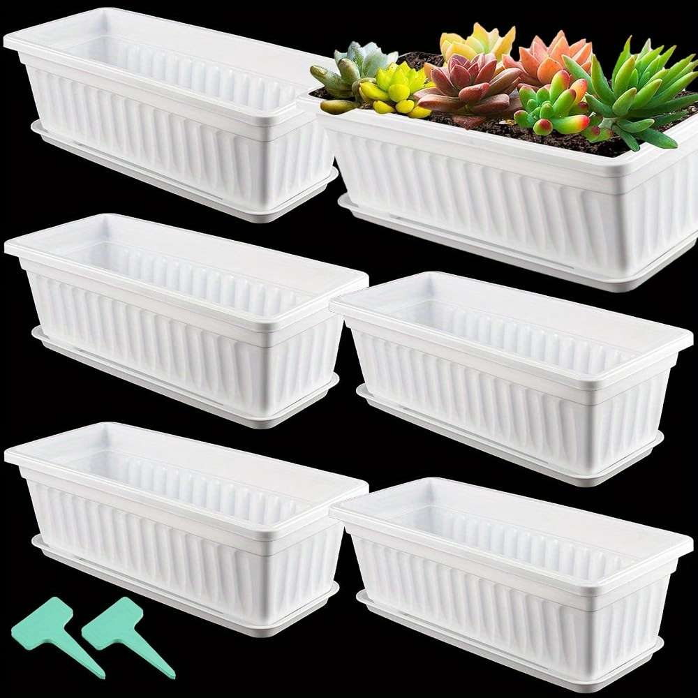 Flowerpot Color White Quantity6Pcs