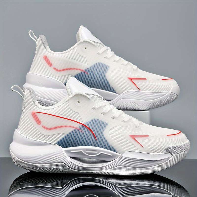 Sneakers White Red Size Uk 7