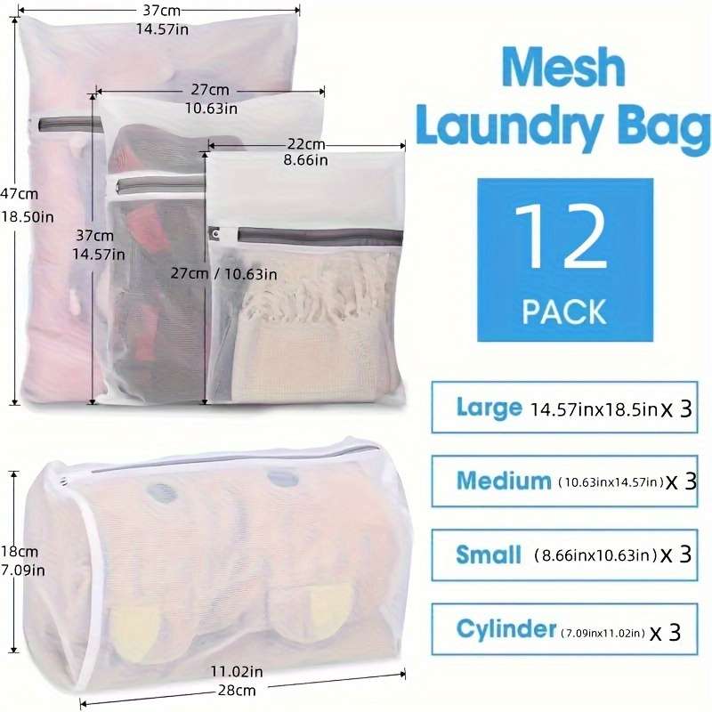 Laundry Bags Size 12Pcs3 Large