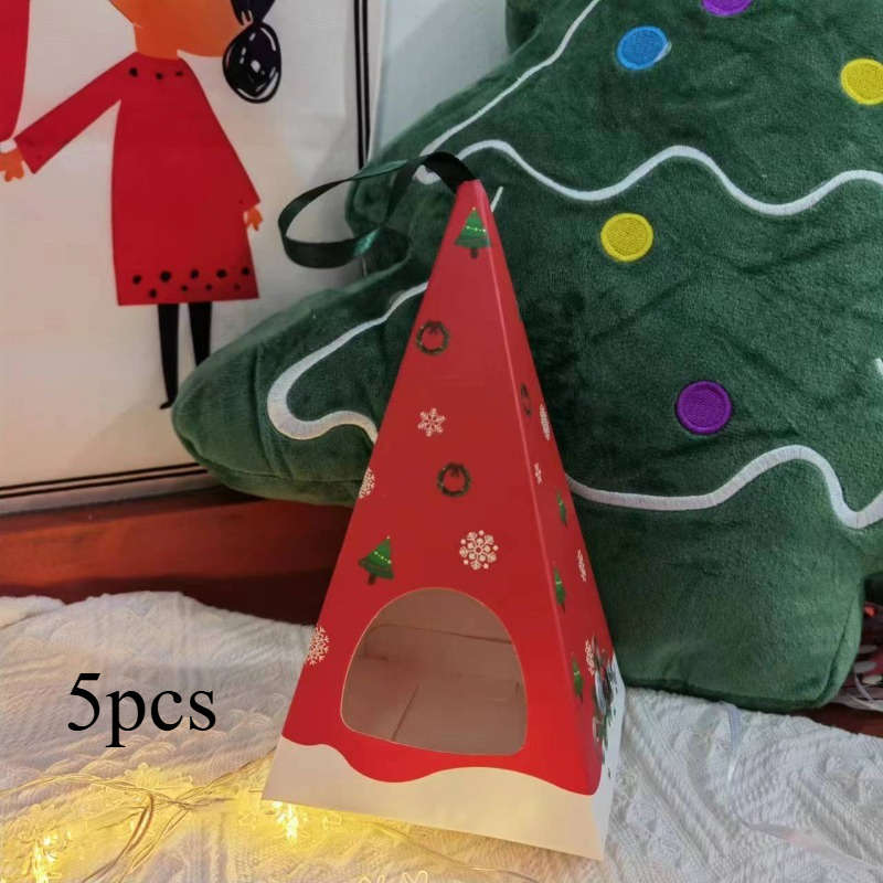 Christmas Gift Boxes Color Red Quantity 5Pcs