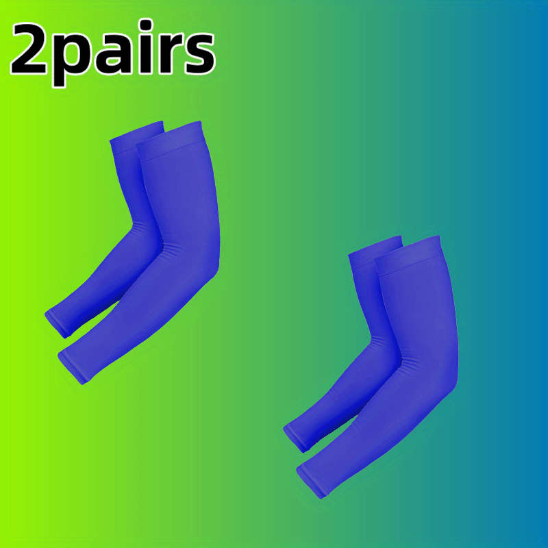 Sunscreen Sleeves Color Orange & Orange Set Of 2