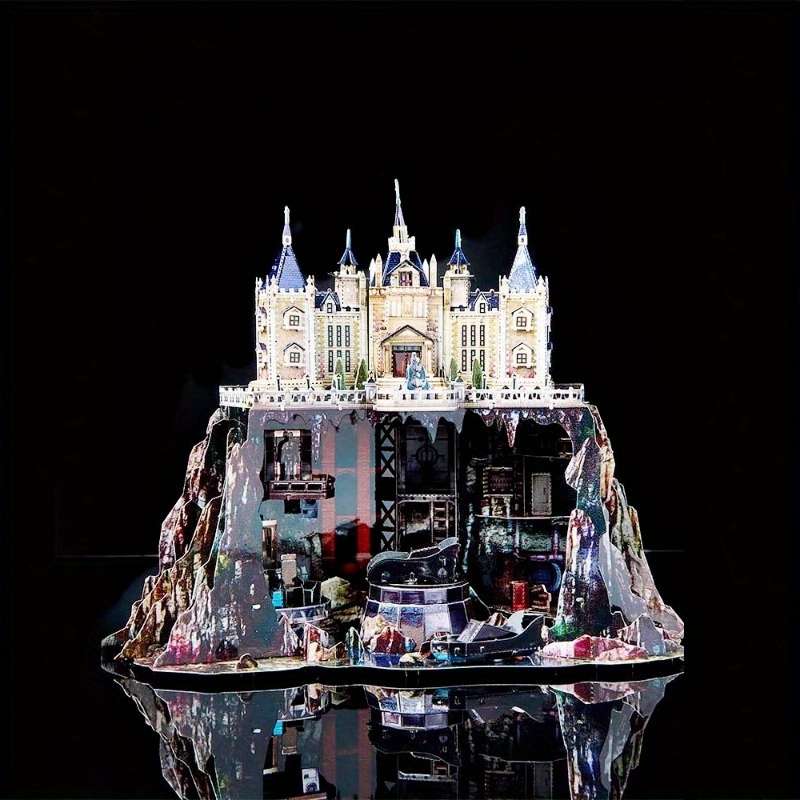 3D Building Model Puzzle Set Color Variant