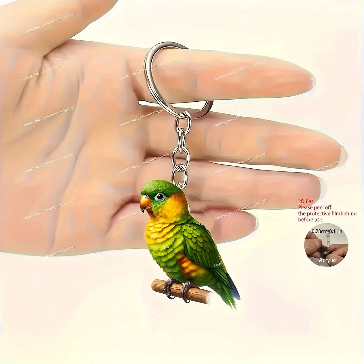 Keychain Ornament Material Acrylic