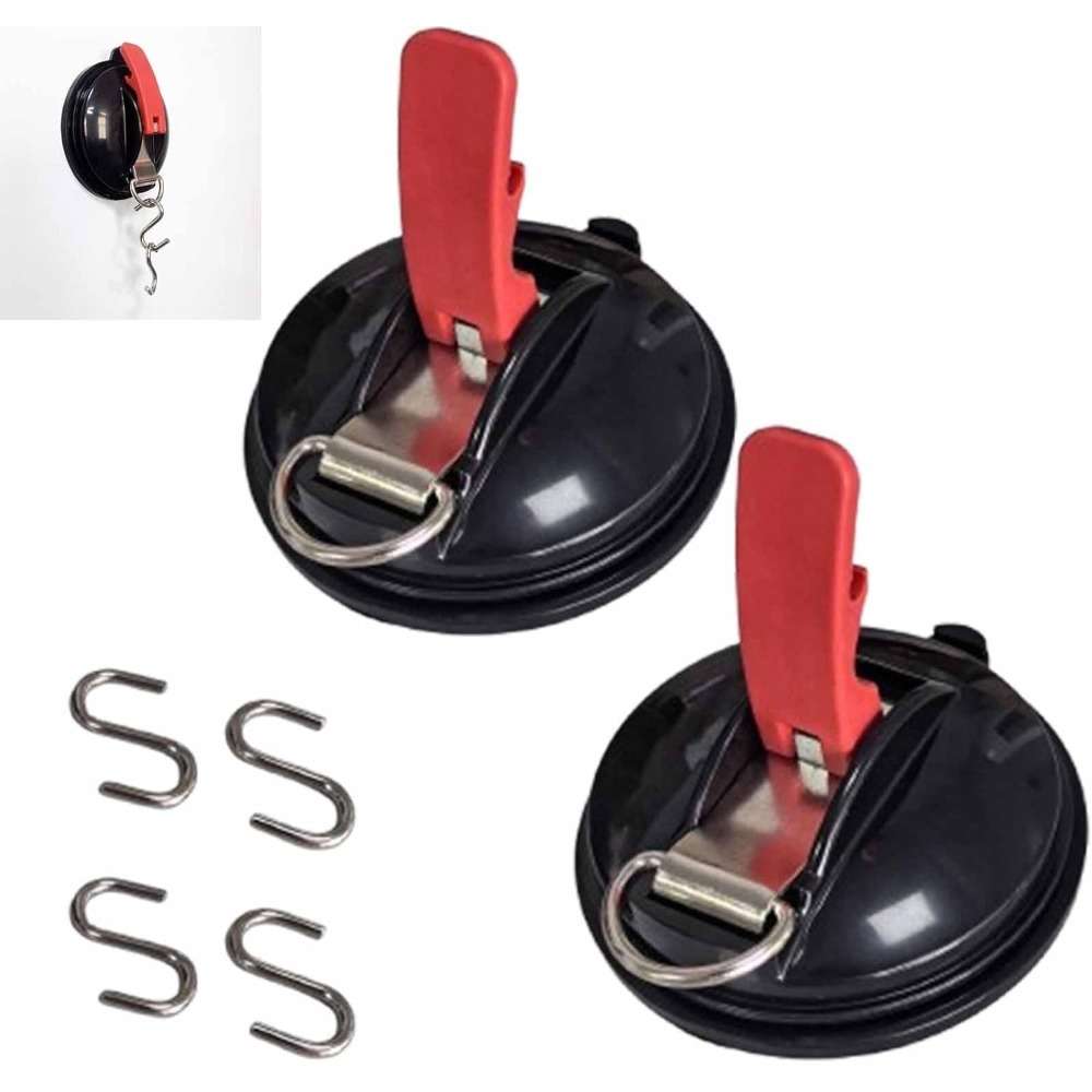Car Lock Quantity 2 Suction Cups  4 Hooks