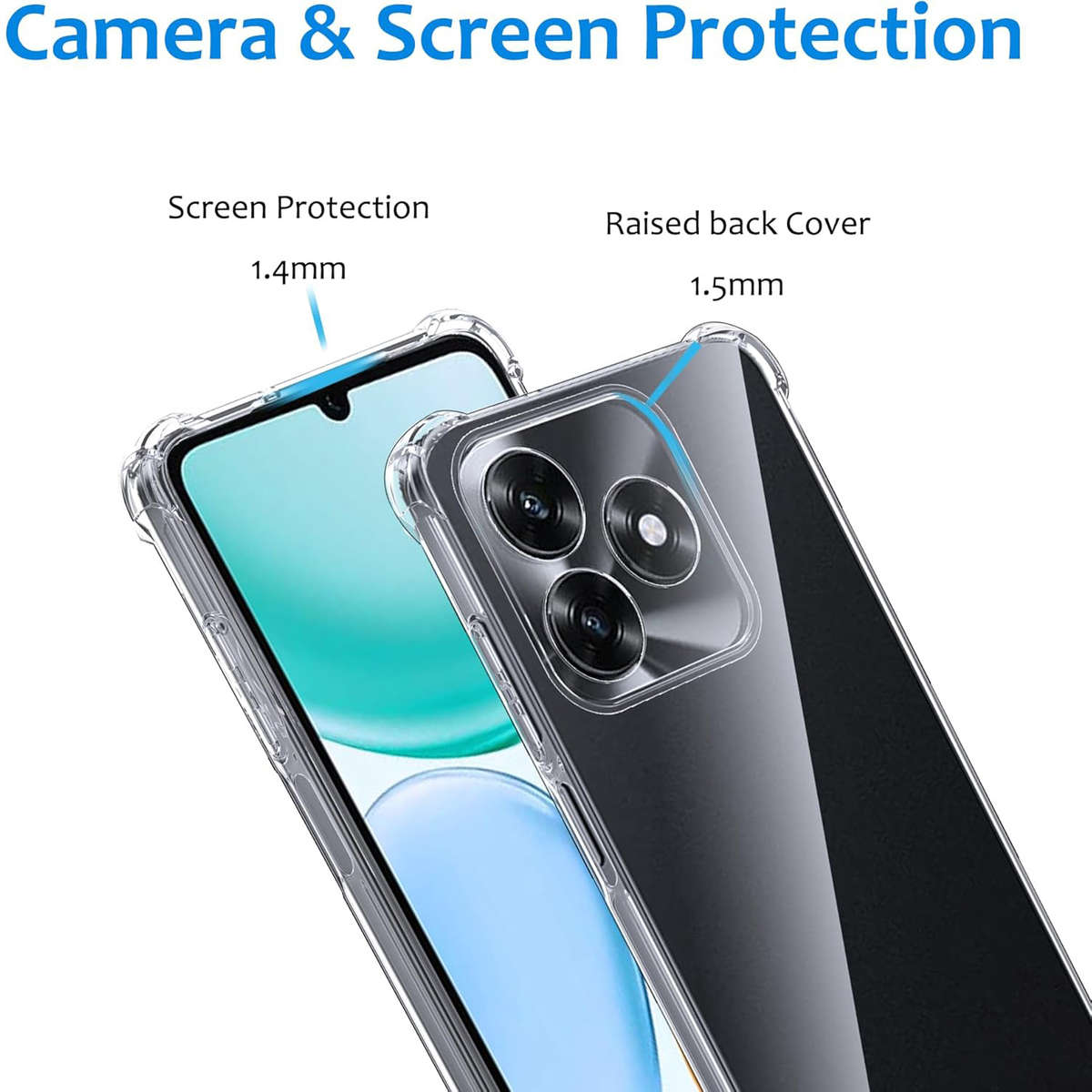 Screen Protector Compatible Model Honor X5C Plus Quantity 2*Glass 1*Cover