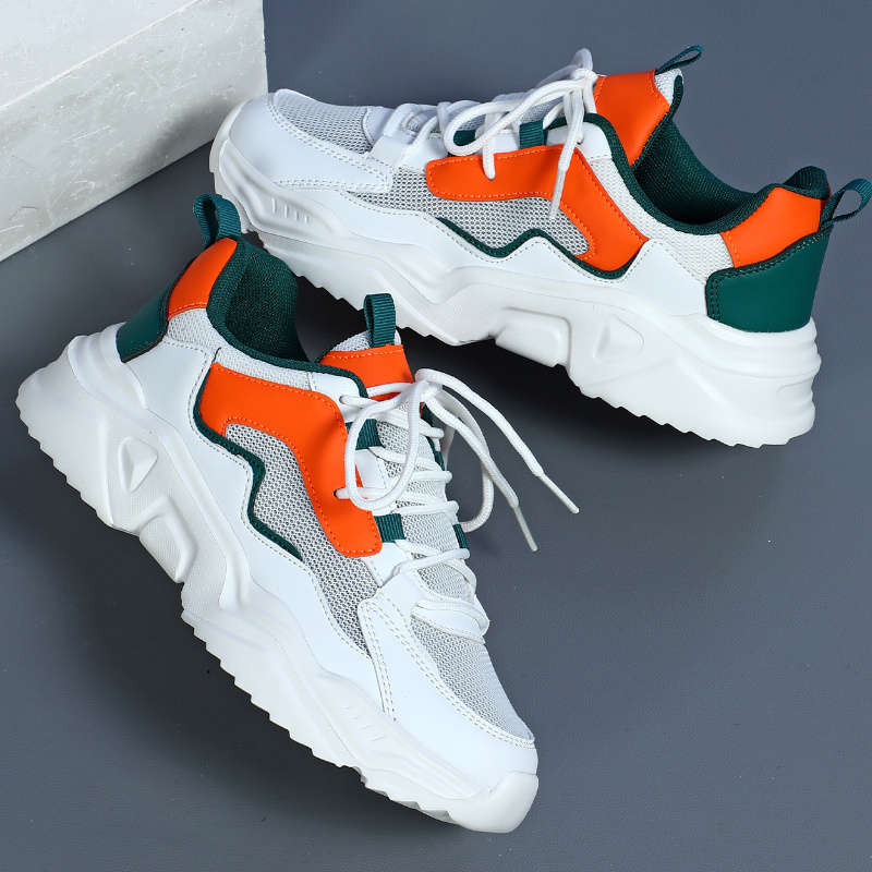 Women S Sneakers Color White Orange Sizeuk 2.5