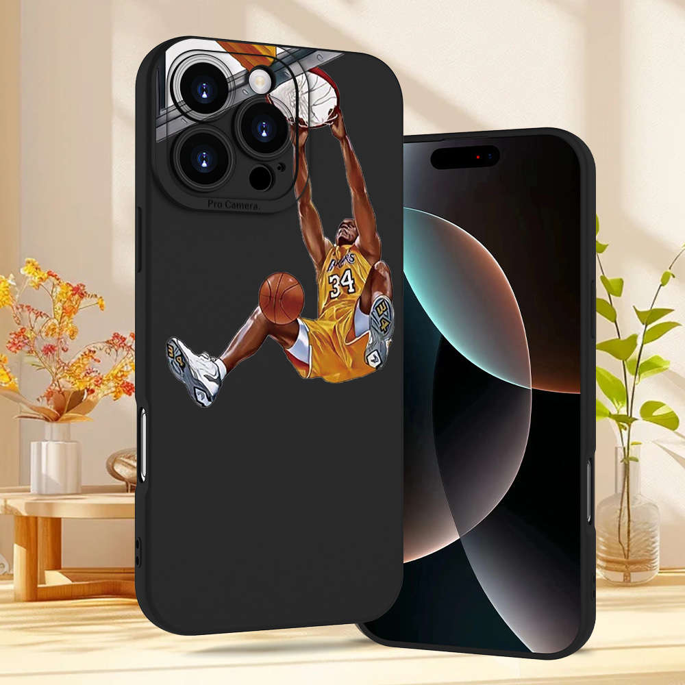 1Pc Black For iPhone 7 Slam Dunk Design Phone Case