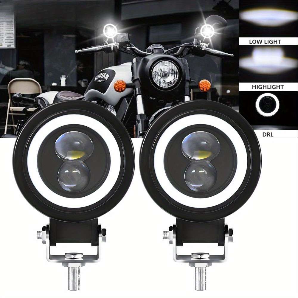 Car Lights Color 2Pcs White White