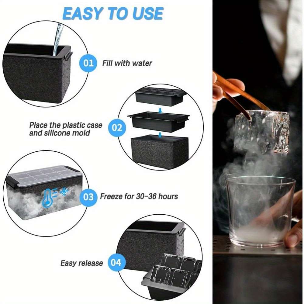 Ice Maker Color 1 Set 16 Square Cavities