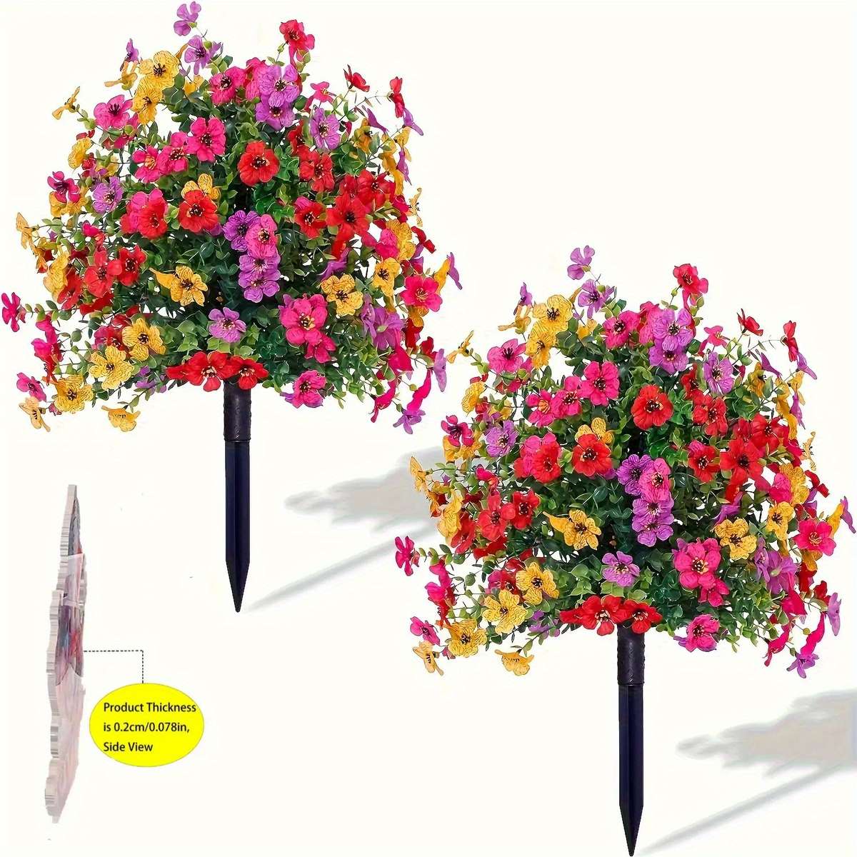 Simulated Flower Quantity 2Pcs