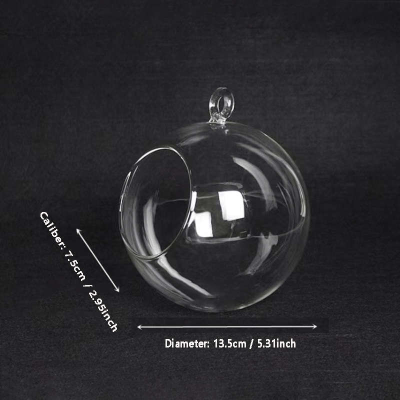 Vase Size Round Bottom Hanging Bottle 13.5*13.5Cm1M Hemp Rope