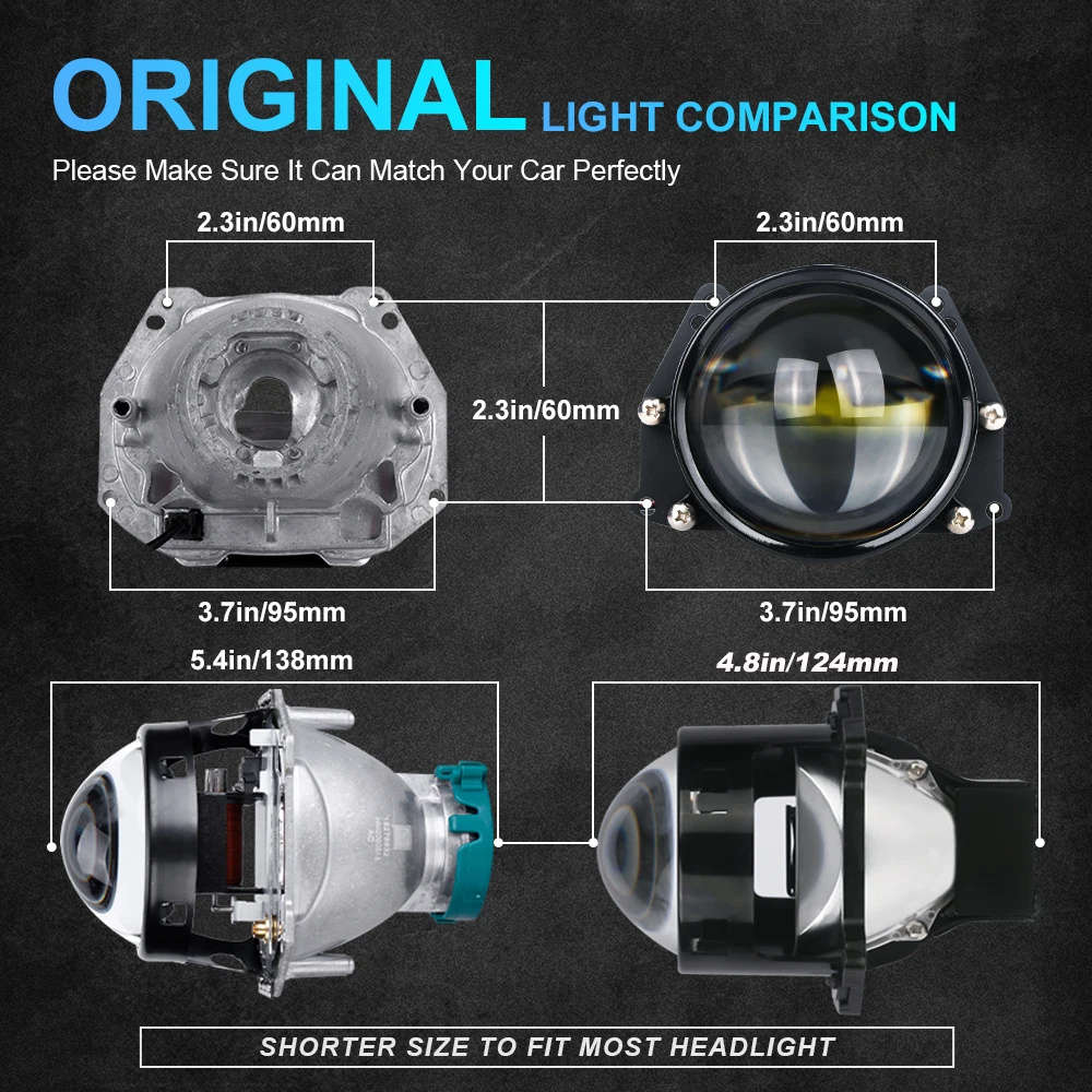 Car Lights Color 120W 2 Pcs