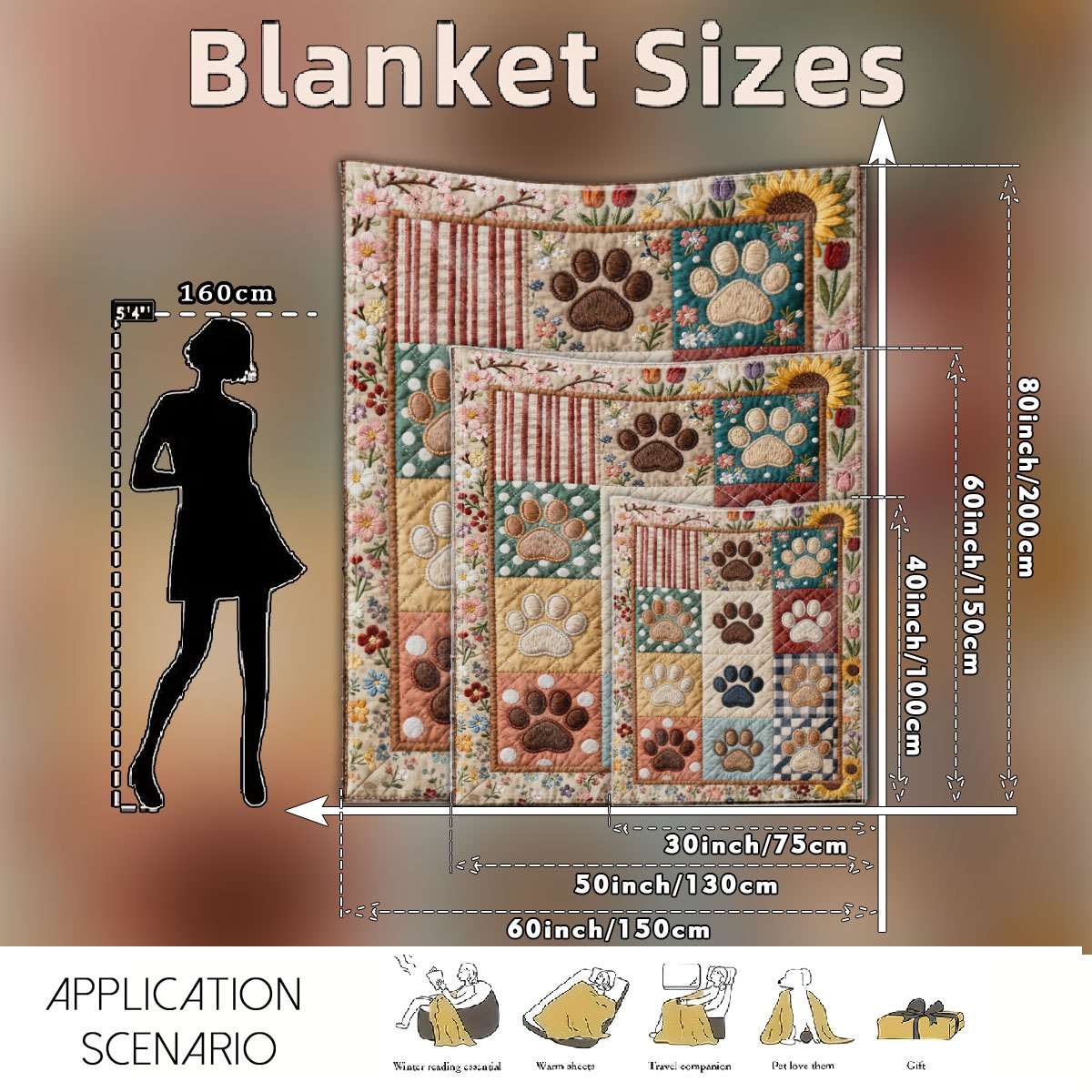 Blanket Large150*200Cm60*80Inch