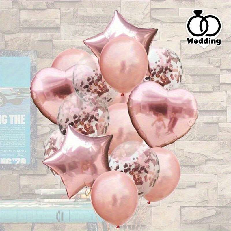 Balloon Color Rose Golden Theme Set