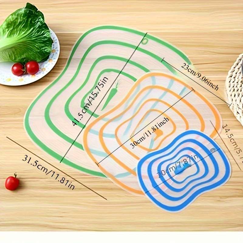 Cutting Board Color Assorted Varieties Sizes 2Pc