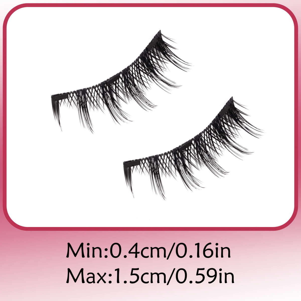 False Eyelashes Color Magnetic Suction Hair A