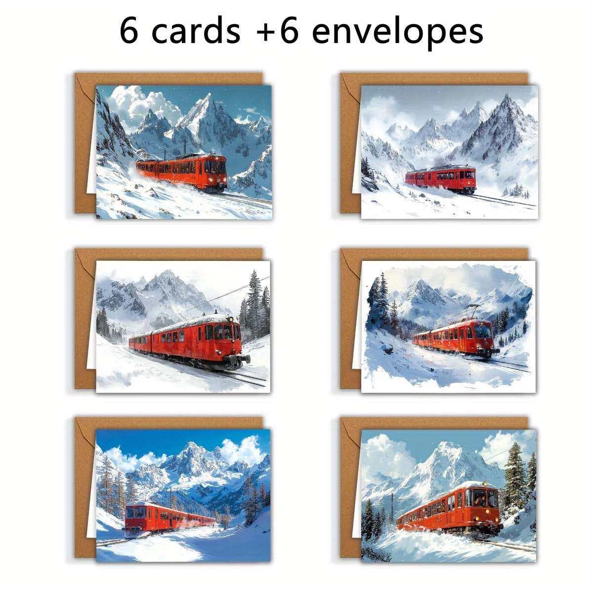 Greeting Cards Quantity 6Pcs