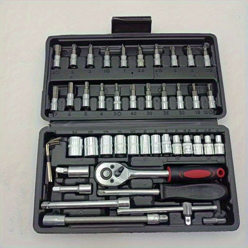 Screwdriver Bit Tool Set Color Black 46 Piece Set
