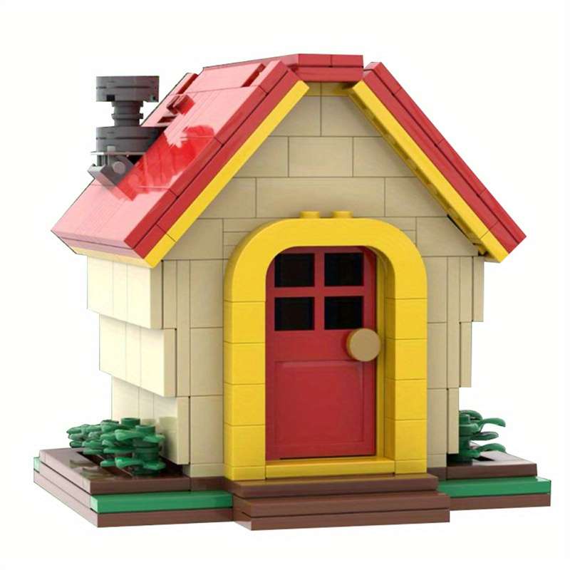 3D Building Model Puzzle Set Model 283Pcs House
