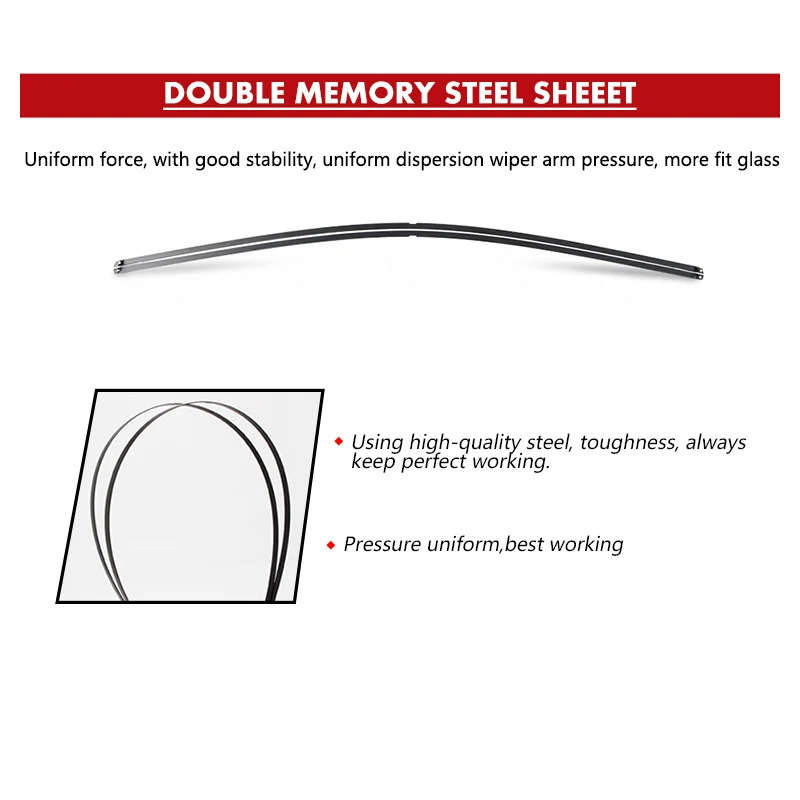 Windshield Wipers Size 60.96Cm 43.18Cm