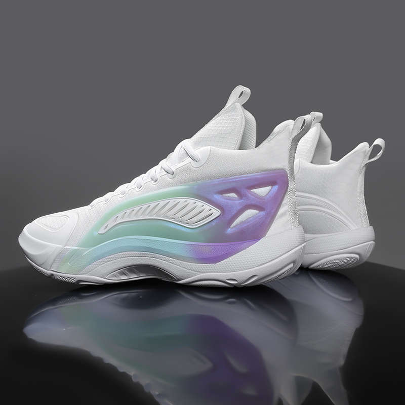 Sneakers White Purple Size Uk 7