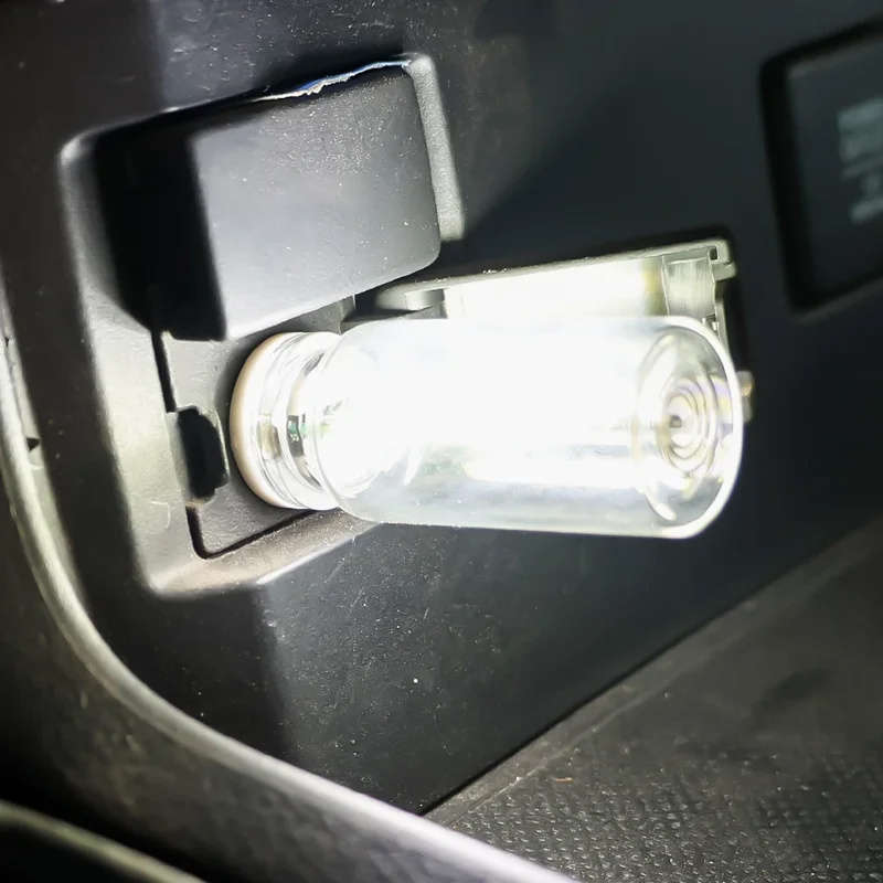 1pc White Versatile Touch LED Light USB Powered Multicolor Ambient Car & Bedroom N