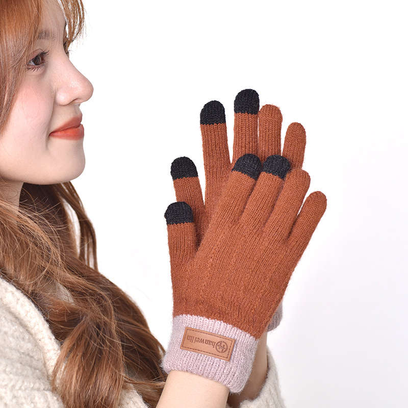 Classic Durable These Women Knitted Touchscreen Gloves Are Made From Soft