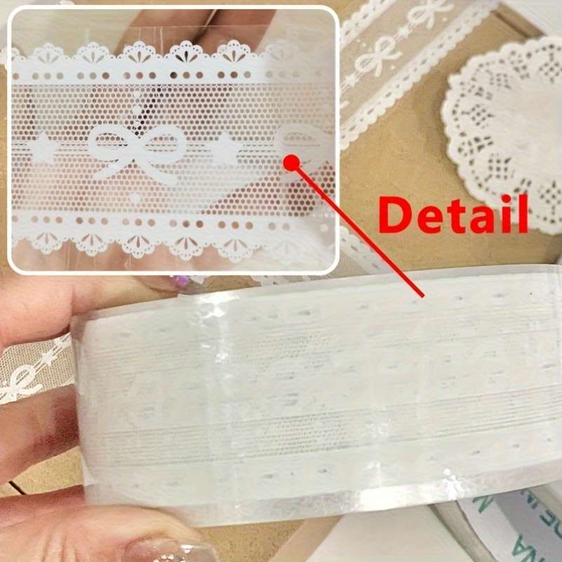 Adhesive Tape Color White Lace Quantity1 Roll