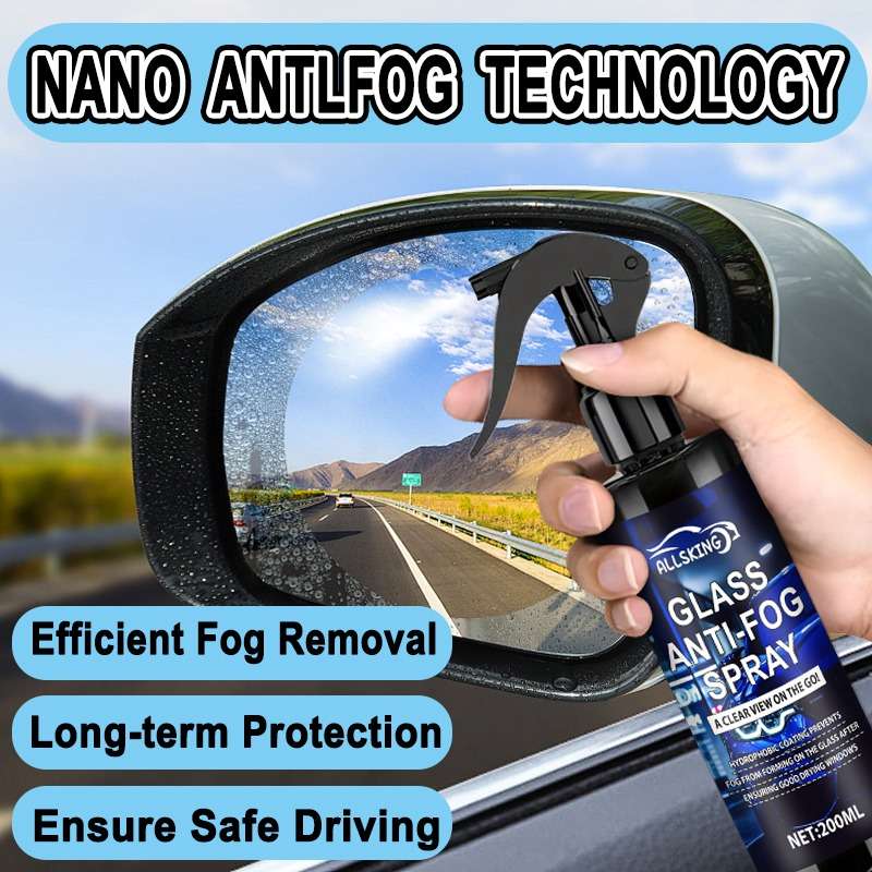 Waterproof Spray For Glass Capacity 200Ml Antifog Solution