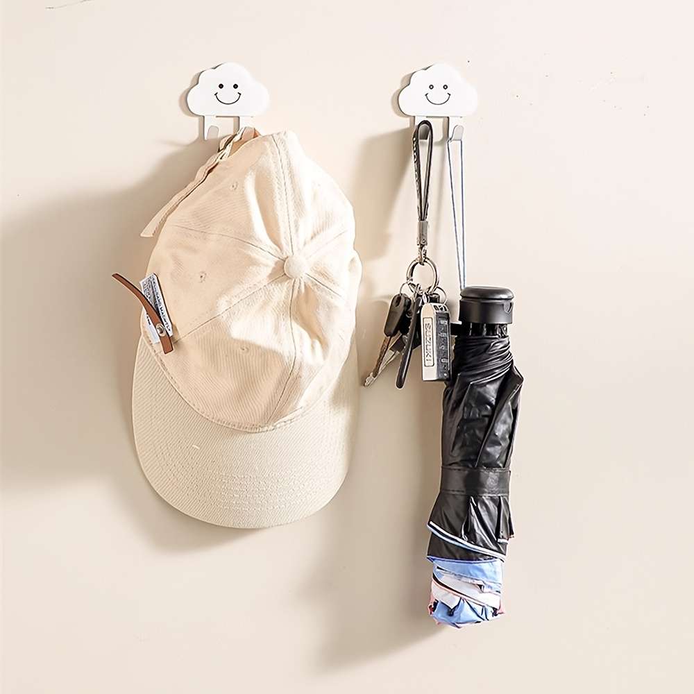 Creative Water Drop Cloud Traceless Coat Hanger Strong Items Rainbow 1pc