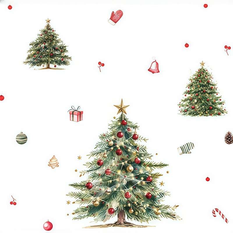 Christmas Decorations Model Christmas Tree Stickers