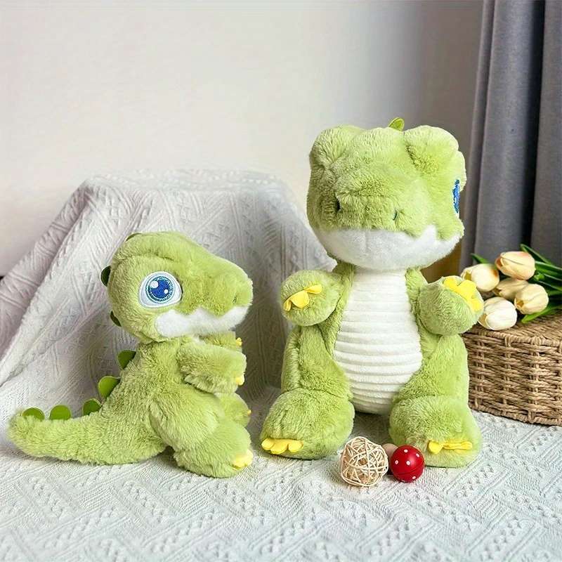 Plush Toyss color Green Dinosaur 1pc