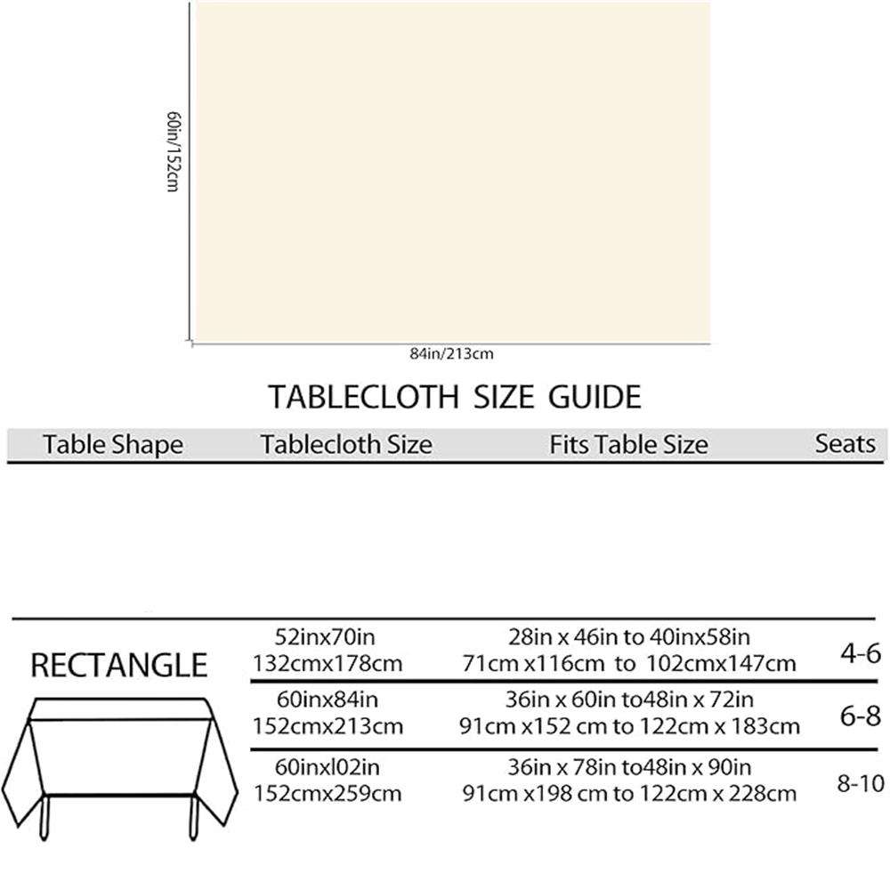 Christmas Tablecloth Size 150X150Cm Round