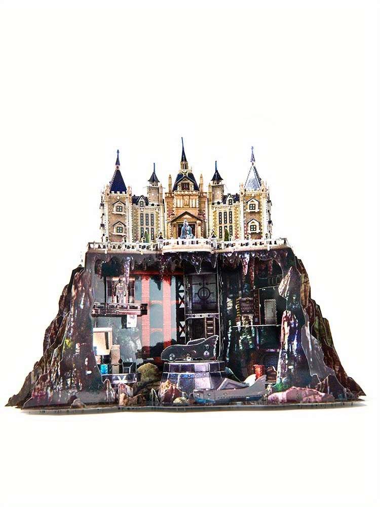 3D Building Model Puzzle Set Color Variant
