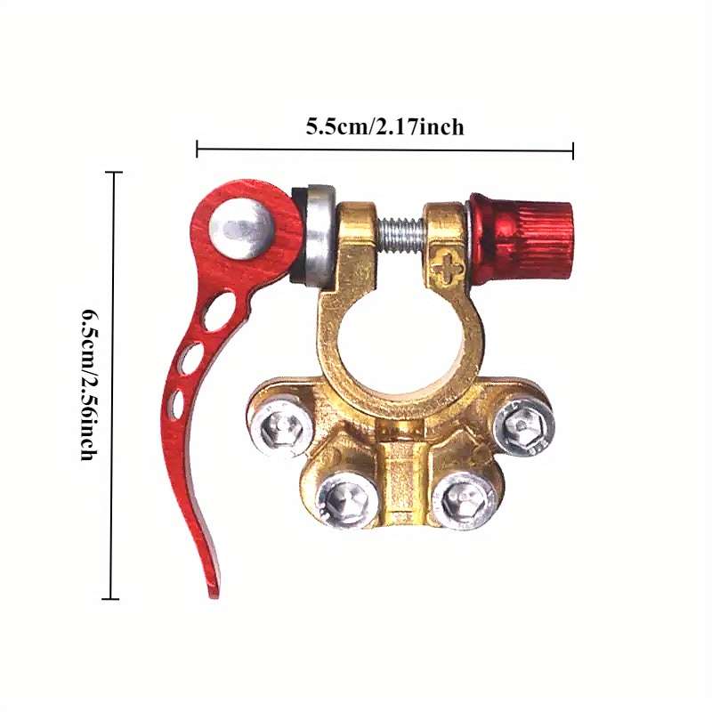 2 Battery Terminal Clip Connectors