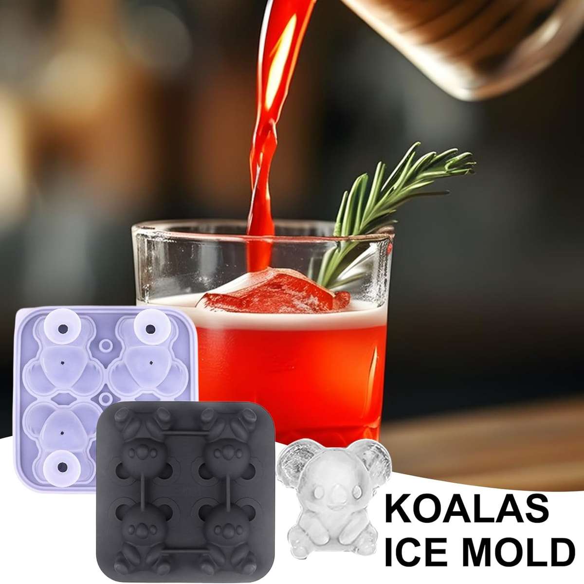 Ice Molds Color Gray