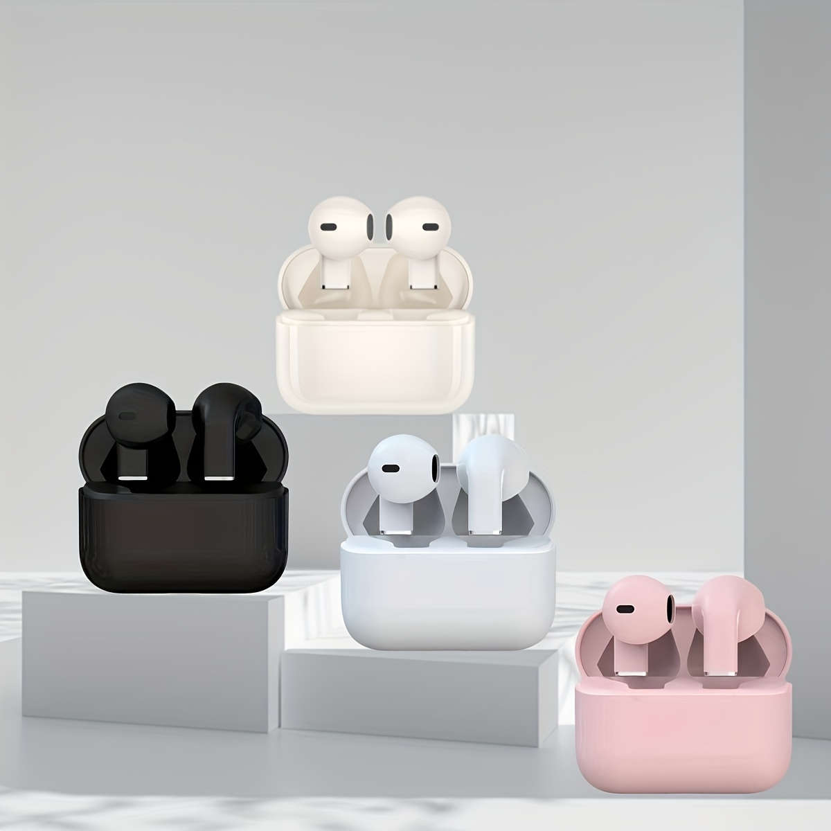 Rechargeable Wireless Earbuds Headphones Headset