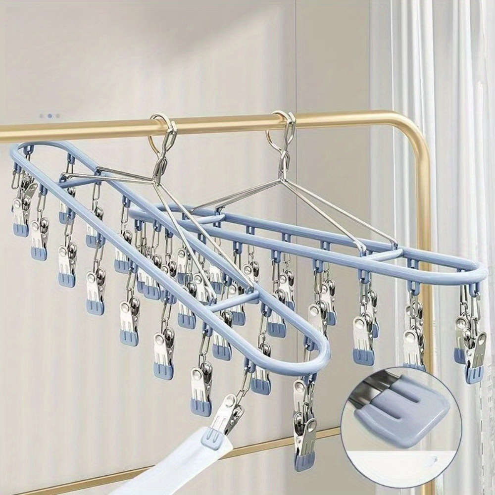 Clothes Rack Blue Set