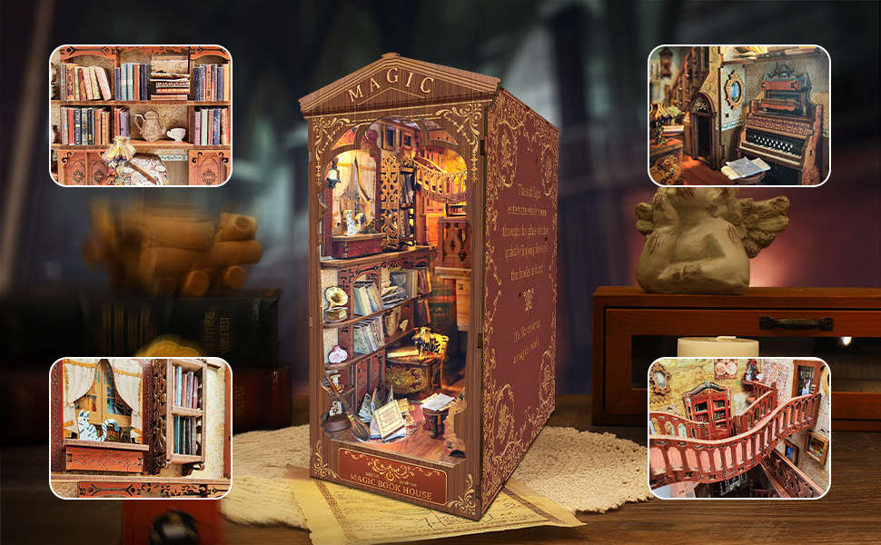 3D Model Desktop Ornament Color Magic Bookstore