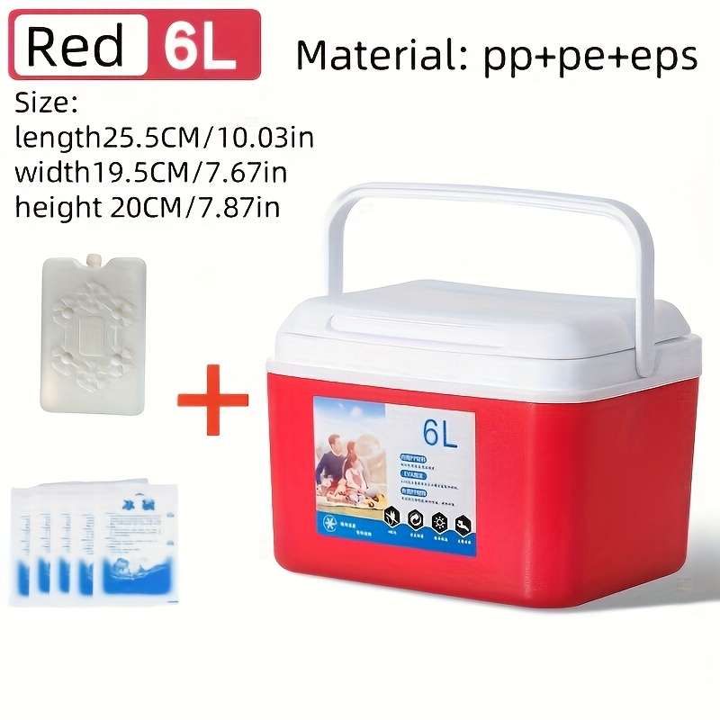 Ice Bucket Color Red Capacity6L
