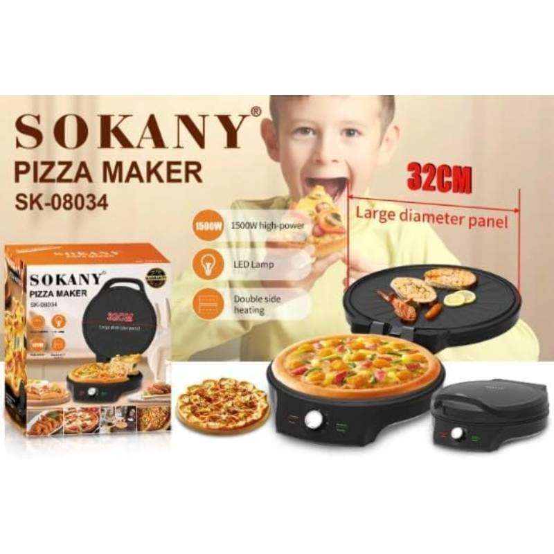 Phrx 1500W Automatic Round Pizza Maker Machine 32cm