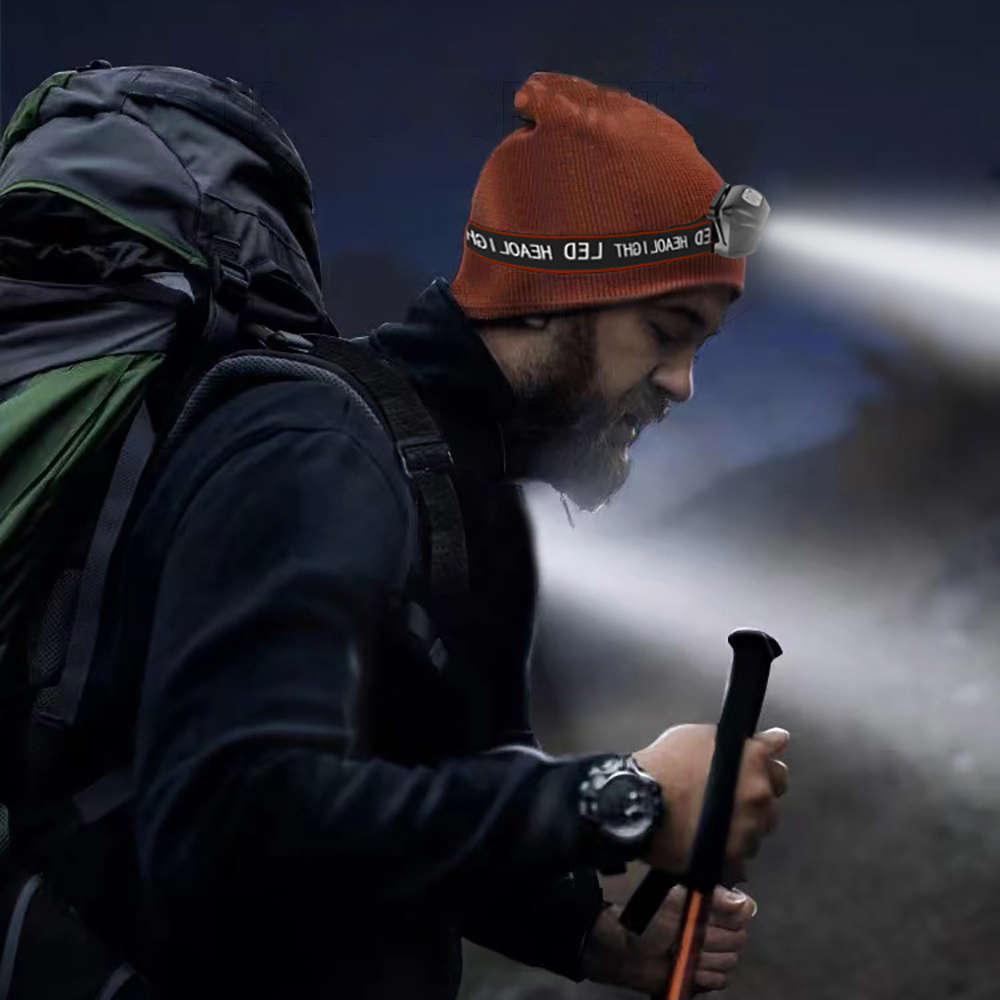 Efficient 1Pc Mini Led Headlamp Usb Rechargeable Headlight Daily Reliable